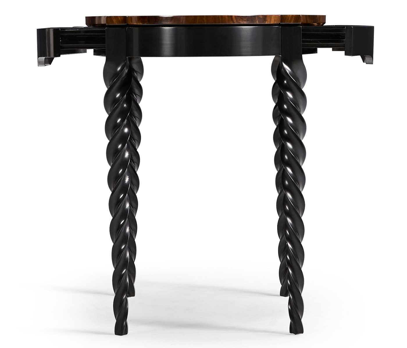 Black Barleytwist Game Table