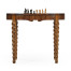 Walnut Barleytwist Game Table