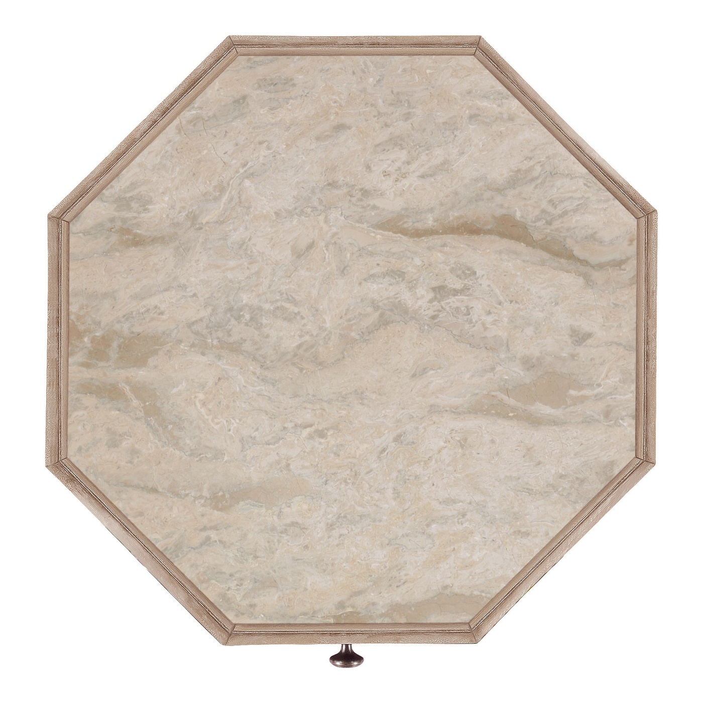 Octagon Limed Acacia End Table