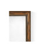Rectangular Rustic Walnut Antique Mirror