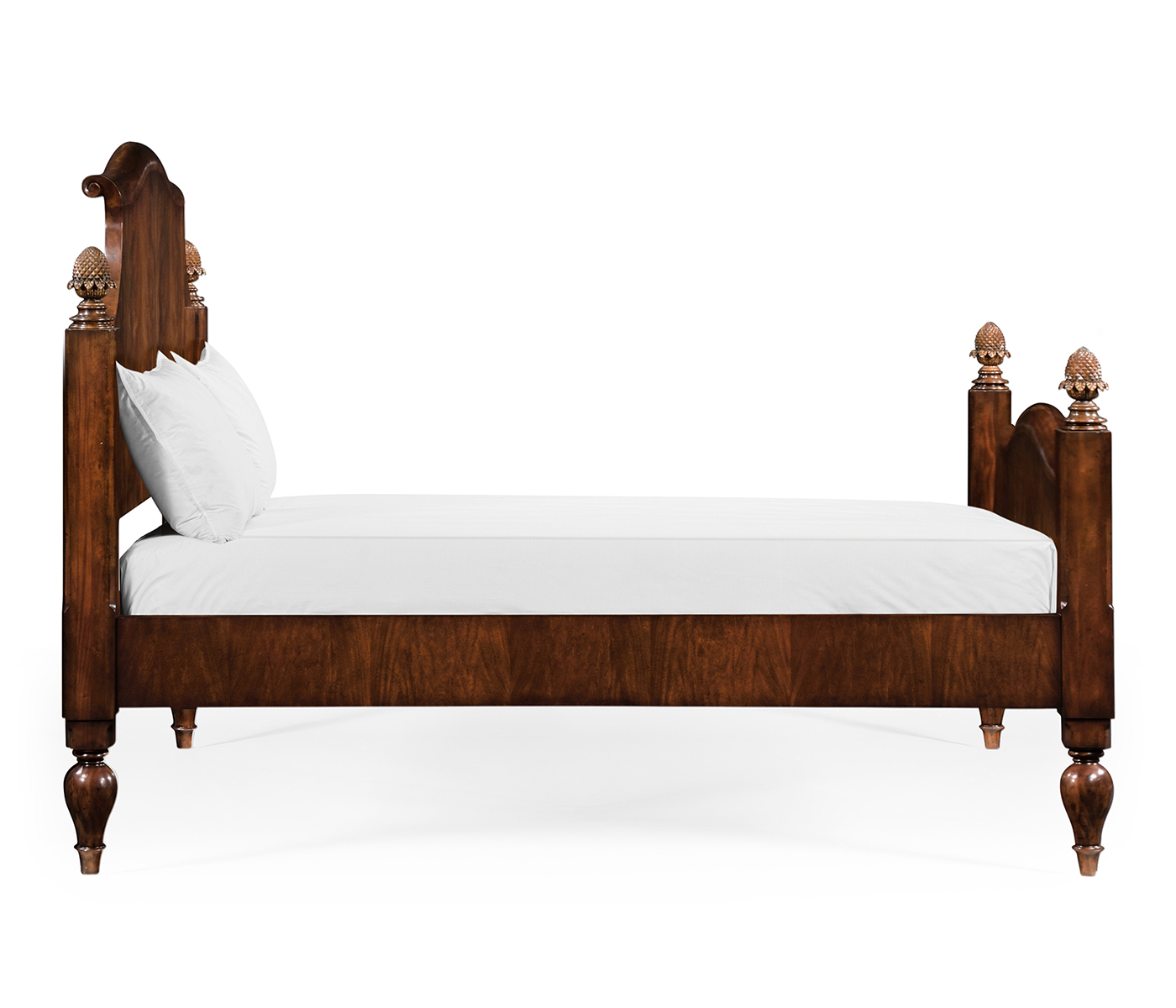 Four Poster Mahogany Cali King Bed