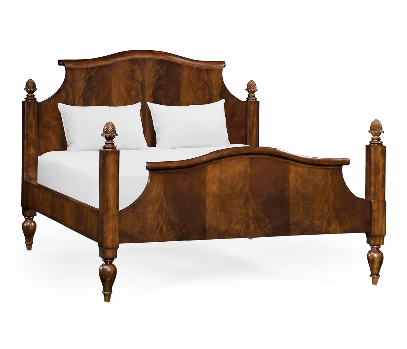 Four Poster Mahogany Cali King Bed