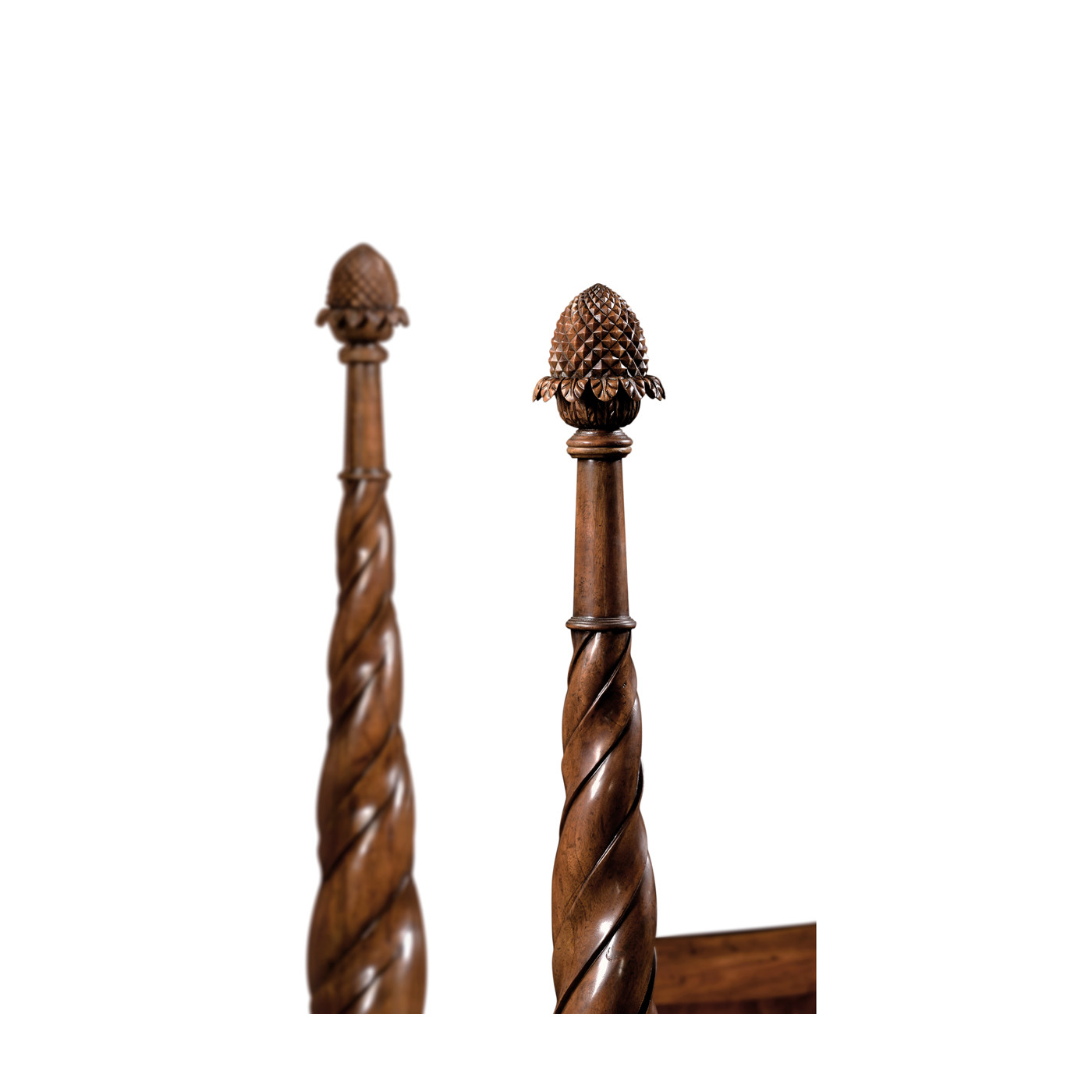 Four Poster Mahogany UK King Bed