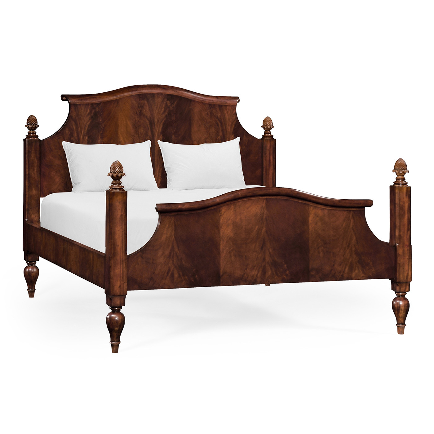 Four Poster Mahogany UK King Bed