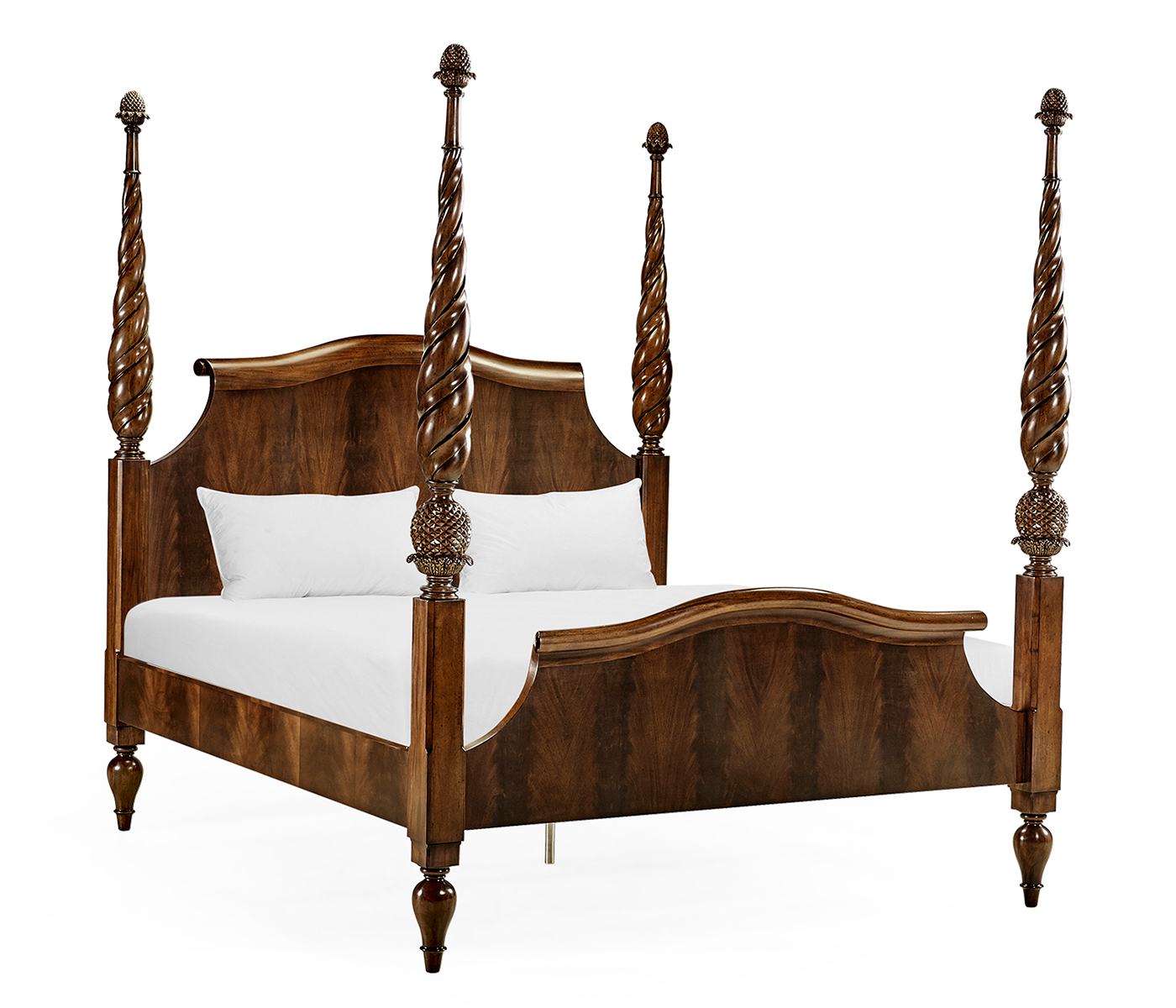 Four Poster Mahogany US King Bed