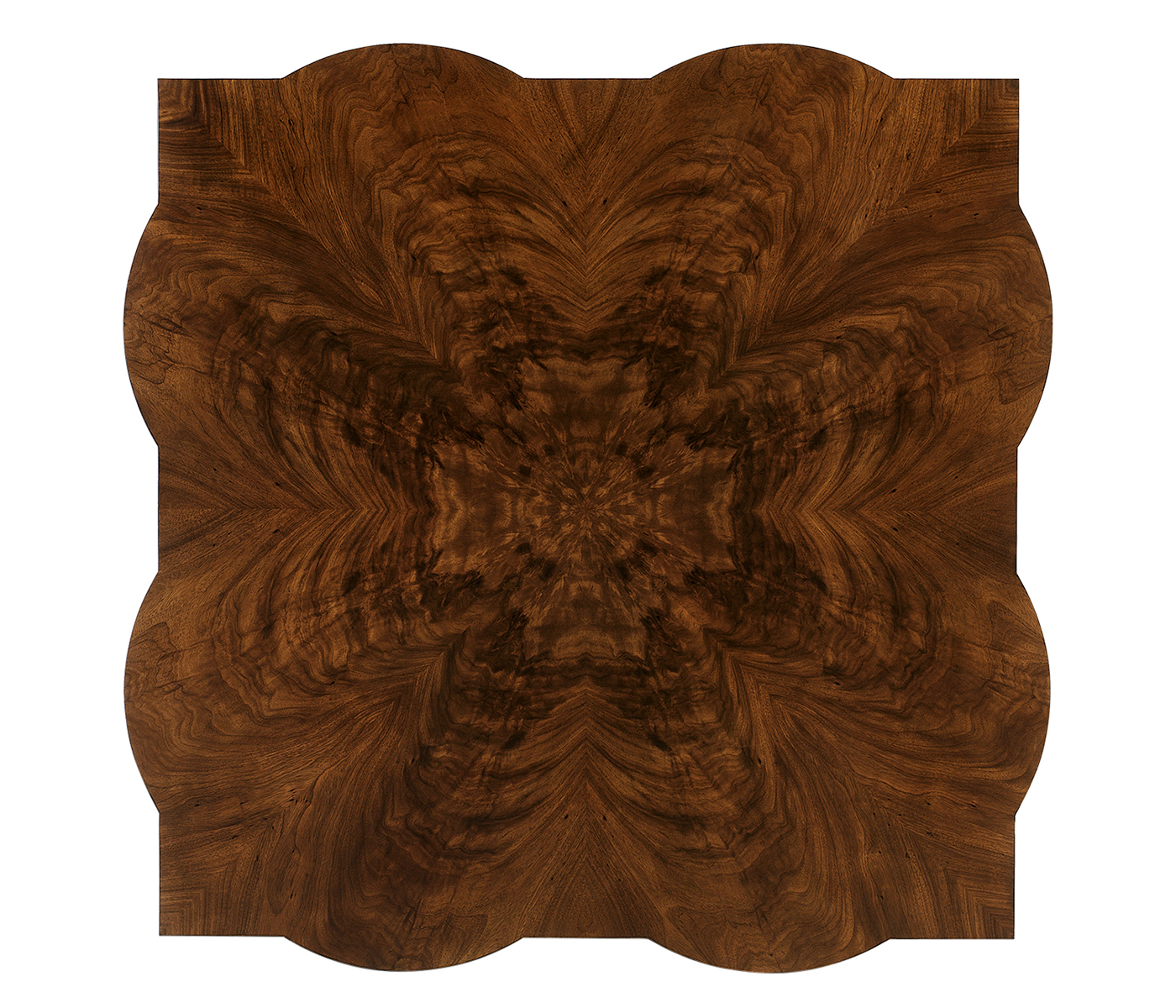 Black Barleytwist Square Coffee Table