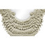 Classical Silver Winged Floor Mirror