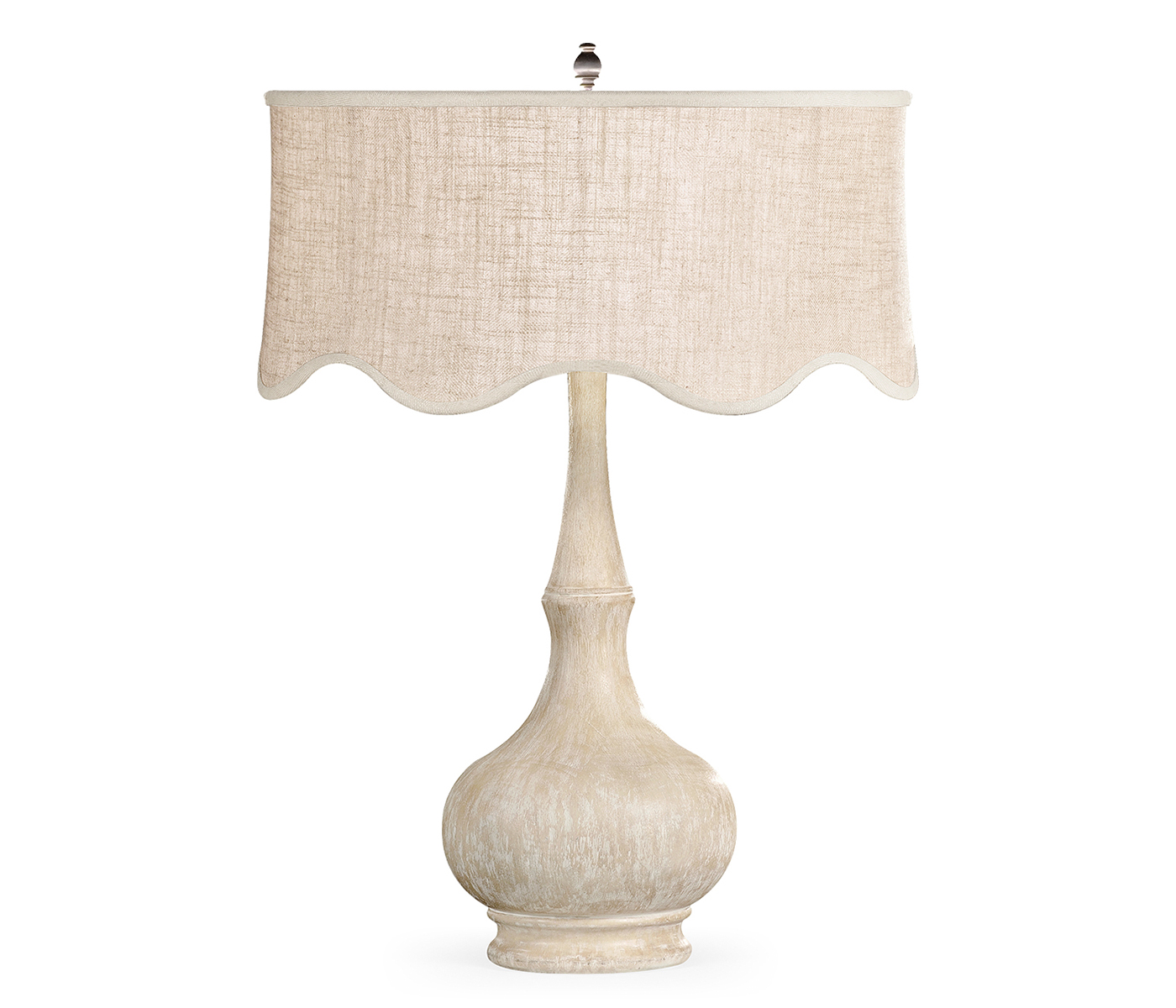 Limed Acacia Table Lamp
