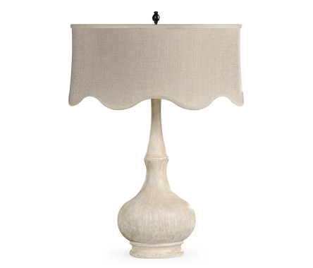 Limed Acacia Table Lamp