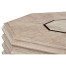 Octagon limed acacia coffee table