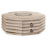 Octagon limed acacia coffee table