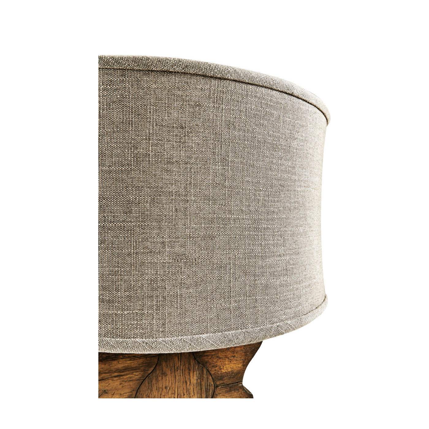 Rustic Walnut Wood Table Lamp