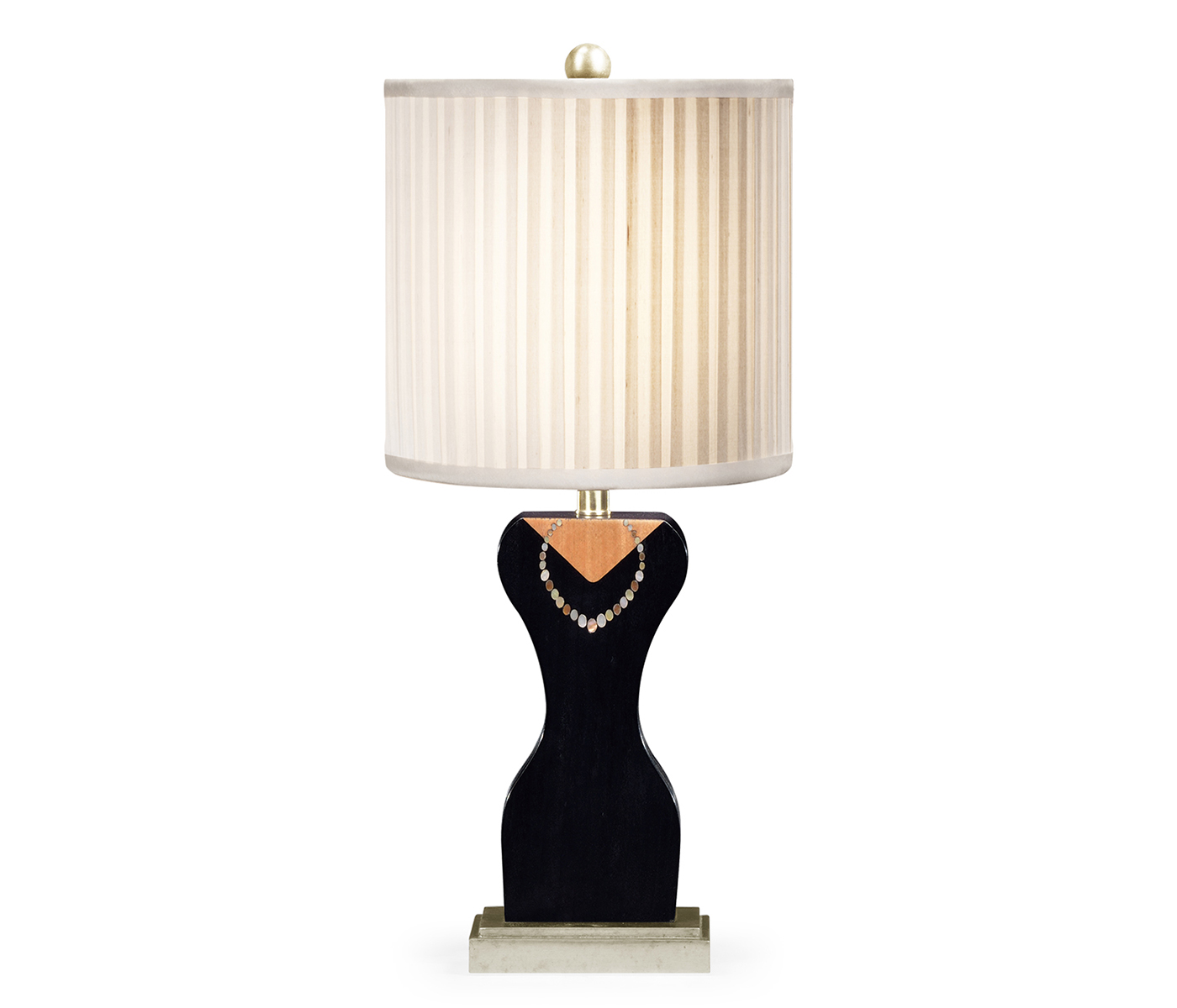 Coco's String of Pearls and Little Black Dress Lamp
