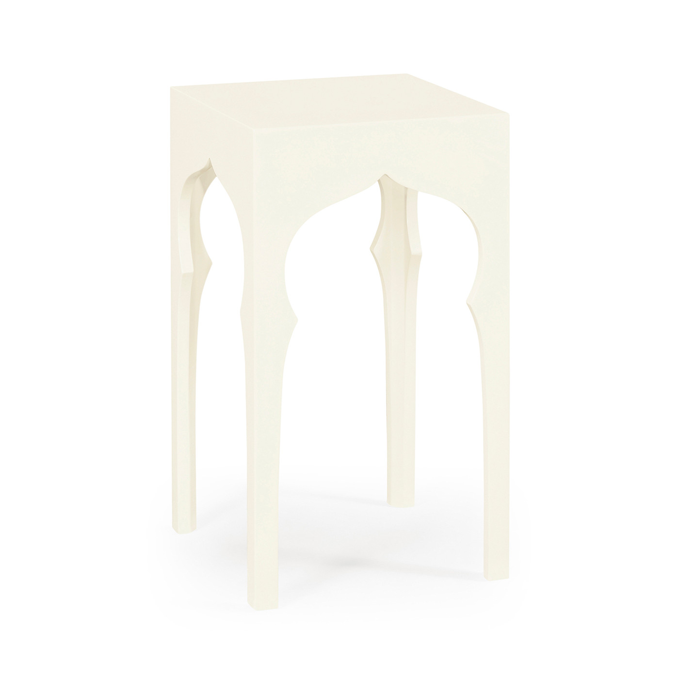 Square lamp table (Snow White)