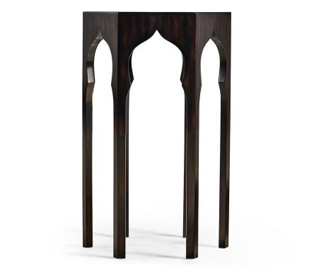 Hexagon lamp table (Ebonised)