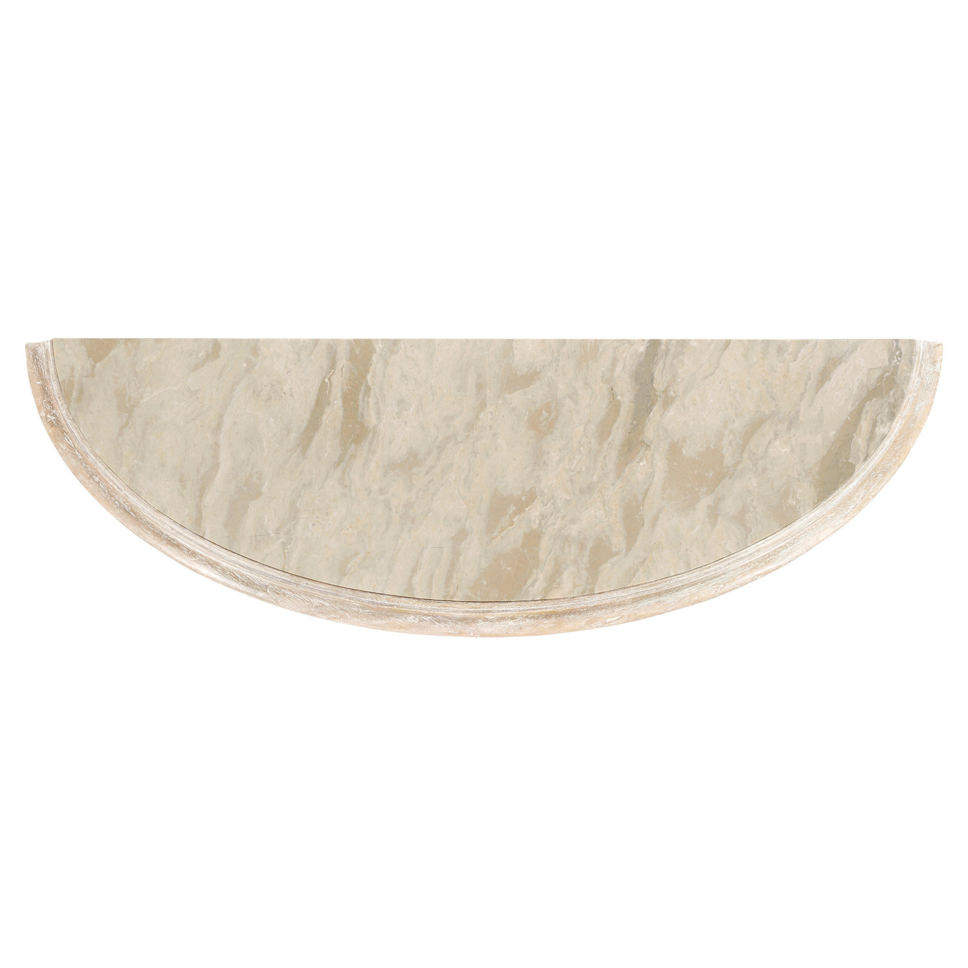Demilune Console Table in Limed Acacia