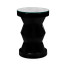 Smoky Black round wine table
