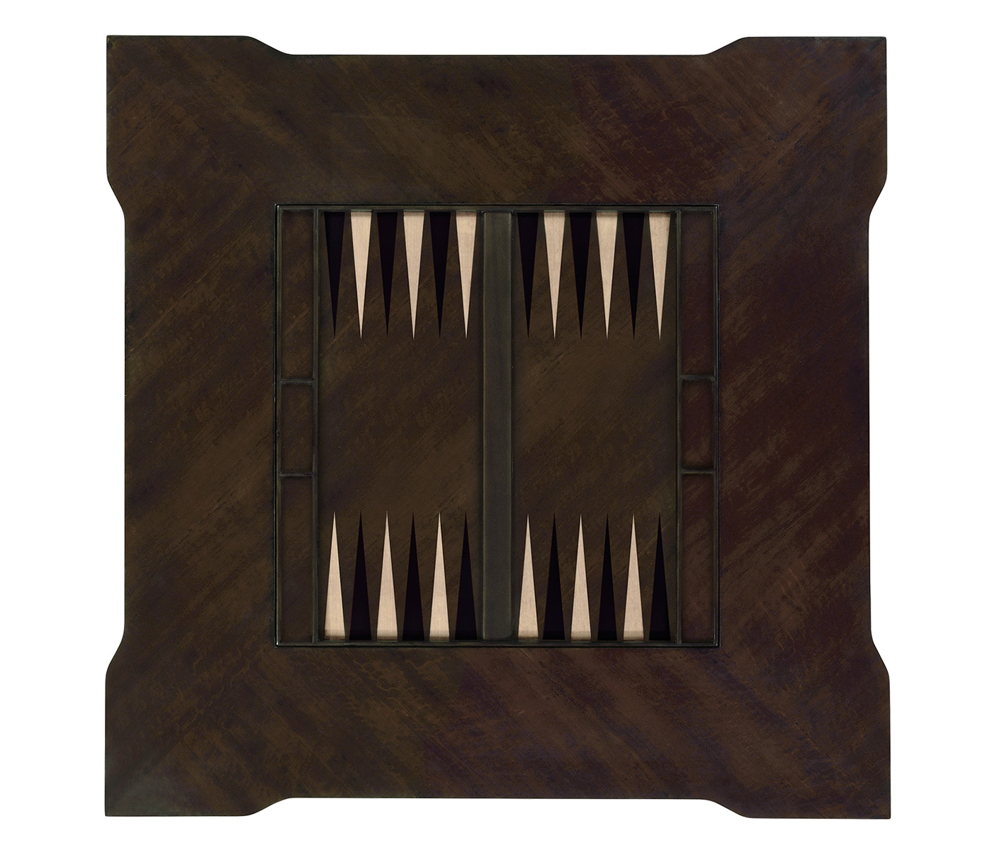 Black Eucalyptus Backgammon and Chess Table