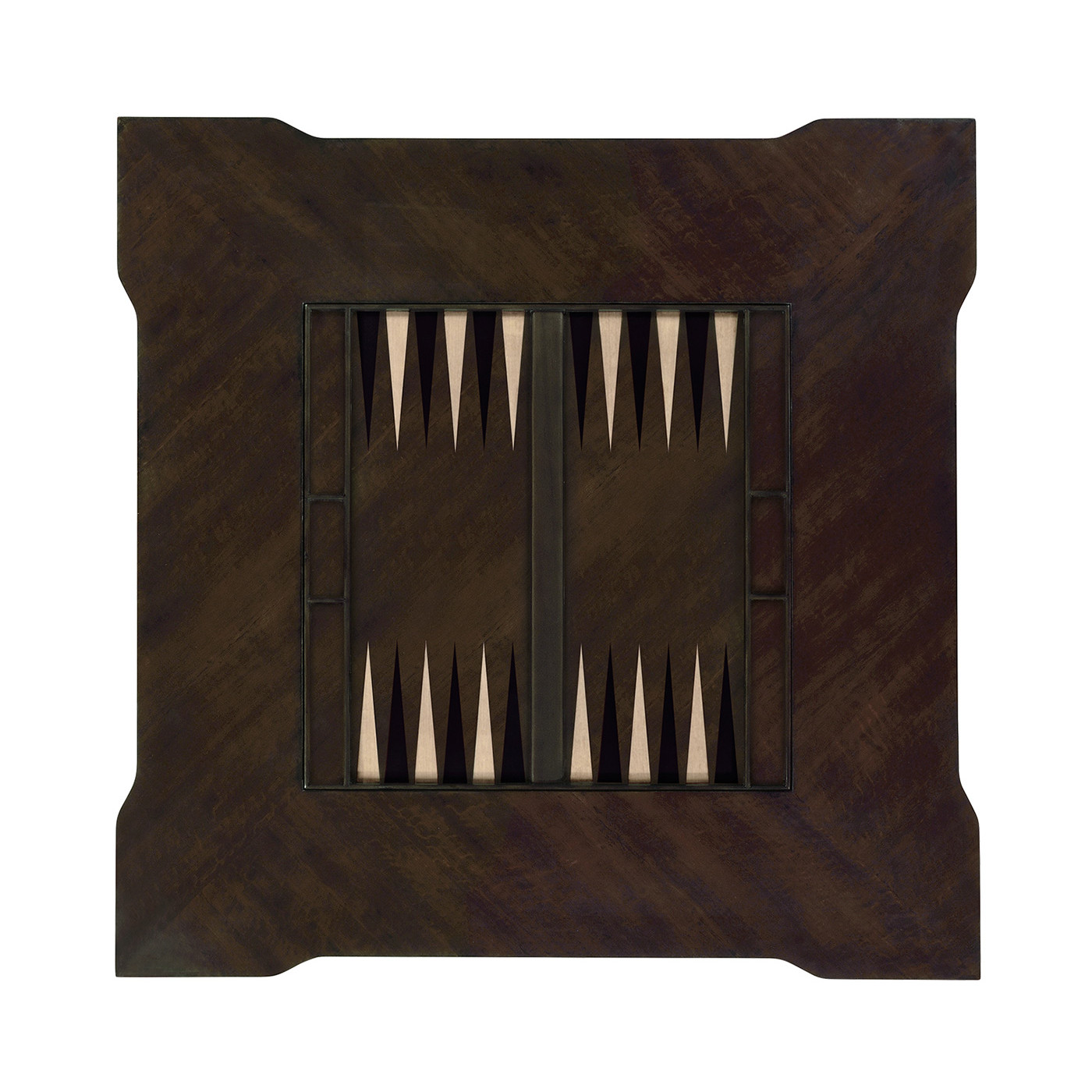 Black Eucalyptus Backgammon and Chess Table