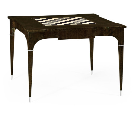 Black Eucalyptus Backgammon and Chess Table