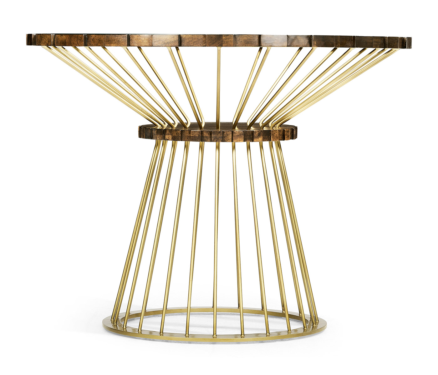 Camden Round Brass Centre Table