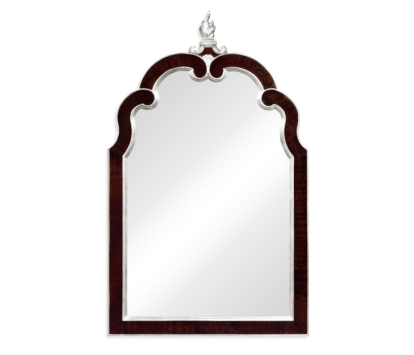 Black Eucalyptus and Silver Hanging Mirror
