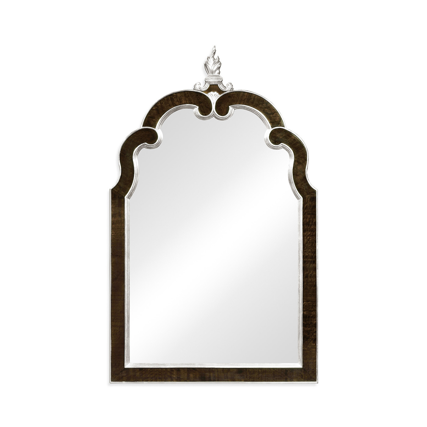 Black Eucalyptus and Silver Hanging Mirror