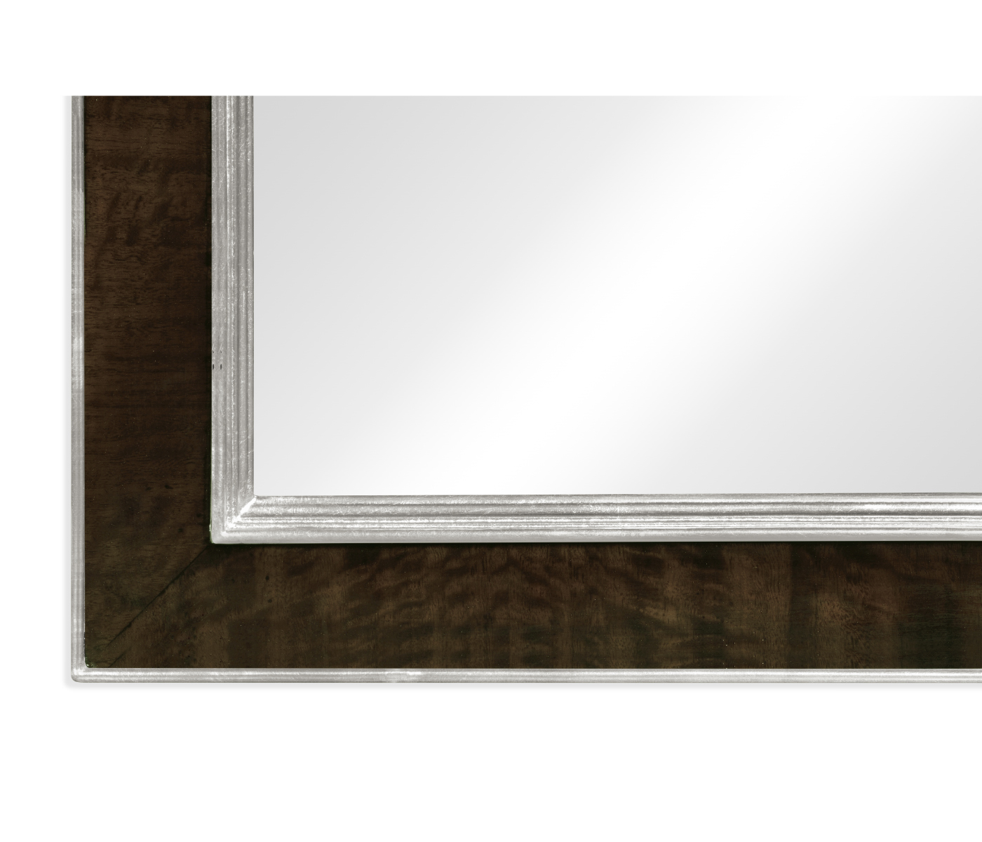 Black Eucalyptus and Silver Hanging Mirror