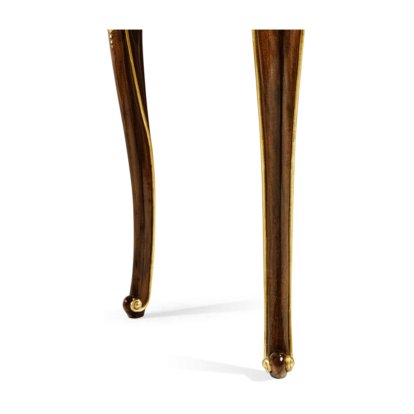 Console table with gilded carving