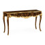 Console table with gilded carving