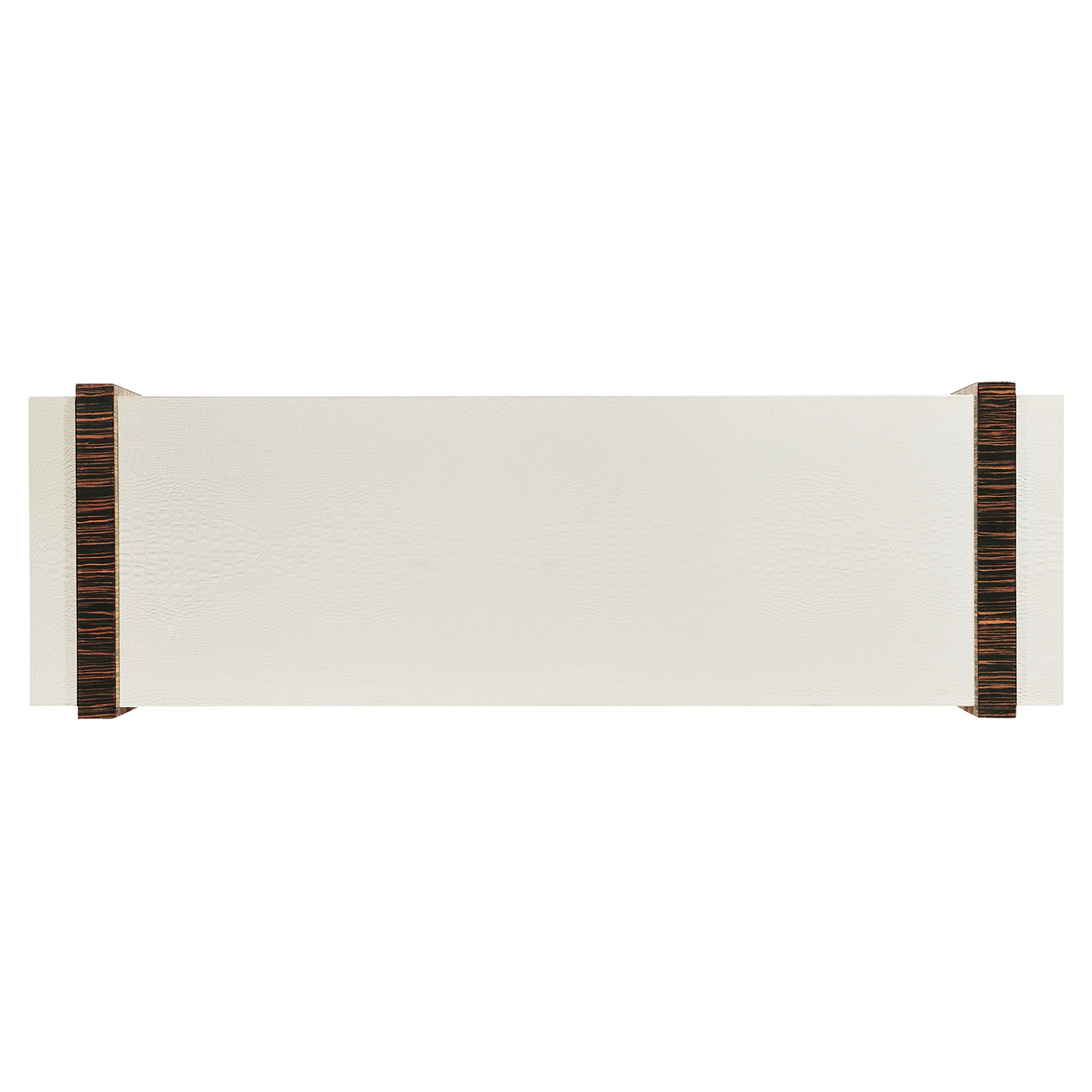 Great White faux Croc console