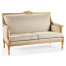 Gold Leaf Two-Seater Sofa