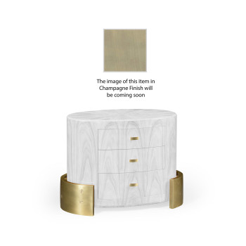 Small oval chest of drawers