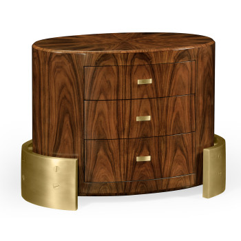 Small oval chest of drawers