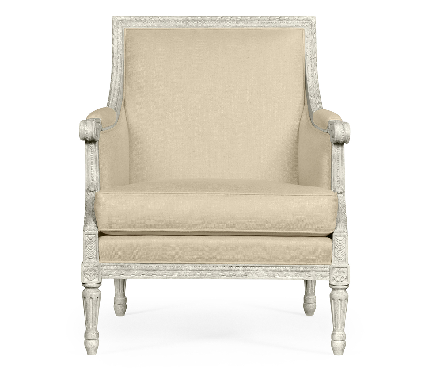 Natural Greige Occasional Chair