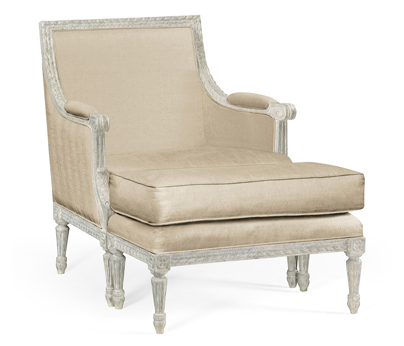 Natural Greige Occasional Chair