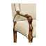 Upholstered Arm Chair in Rustic Walnut