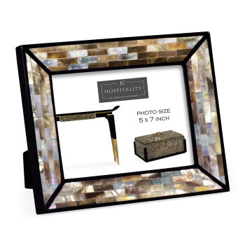 Rectangular Mother of Pearl Picture Frame (5