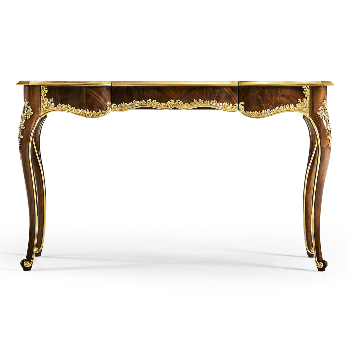 Dressing table with gilt carved detailling