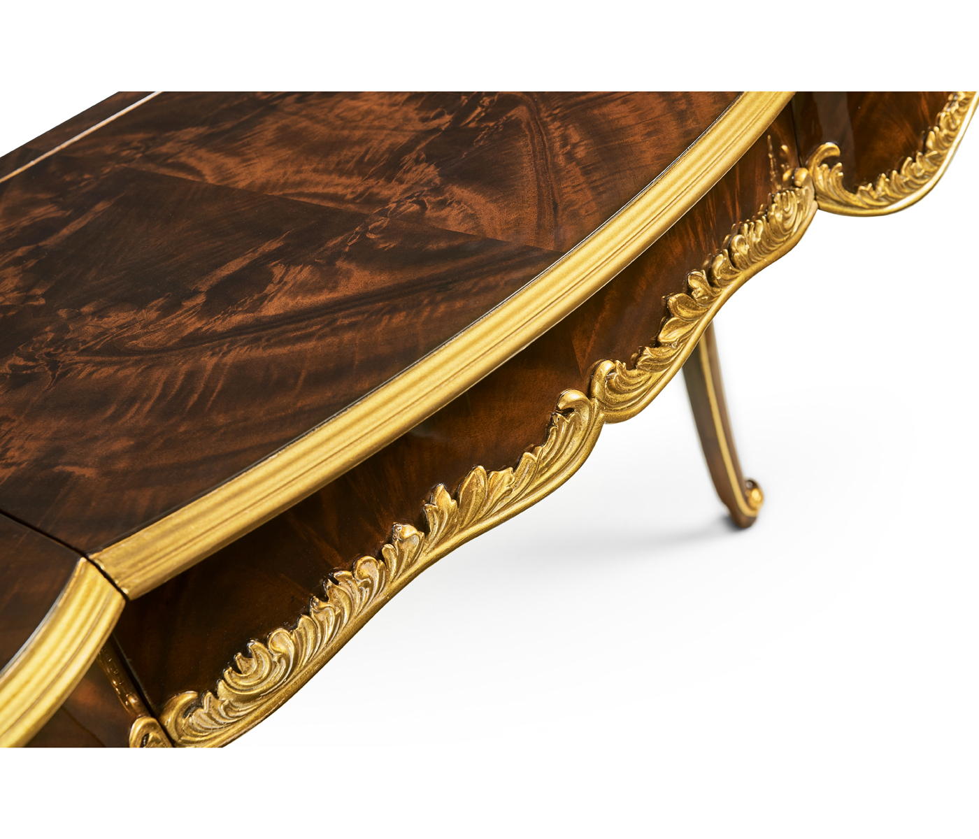 Dressing table with gilt carved detailling