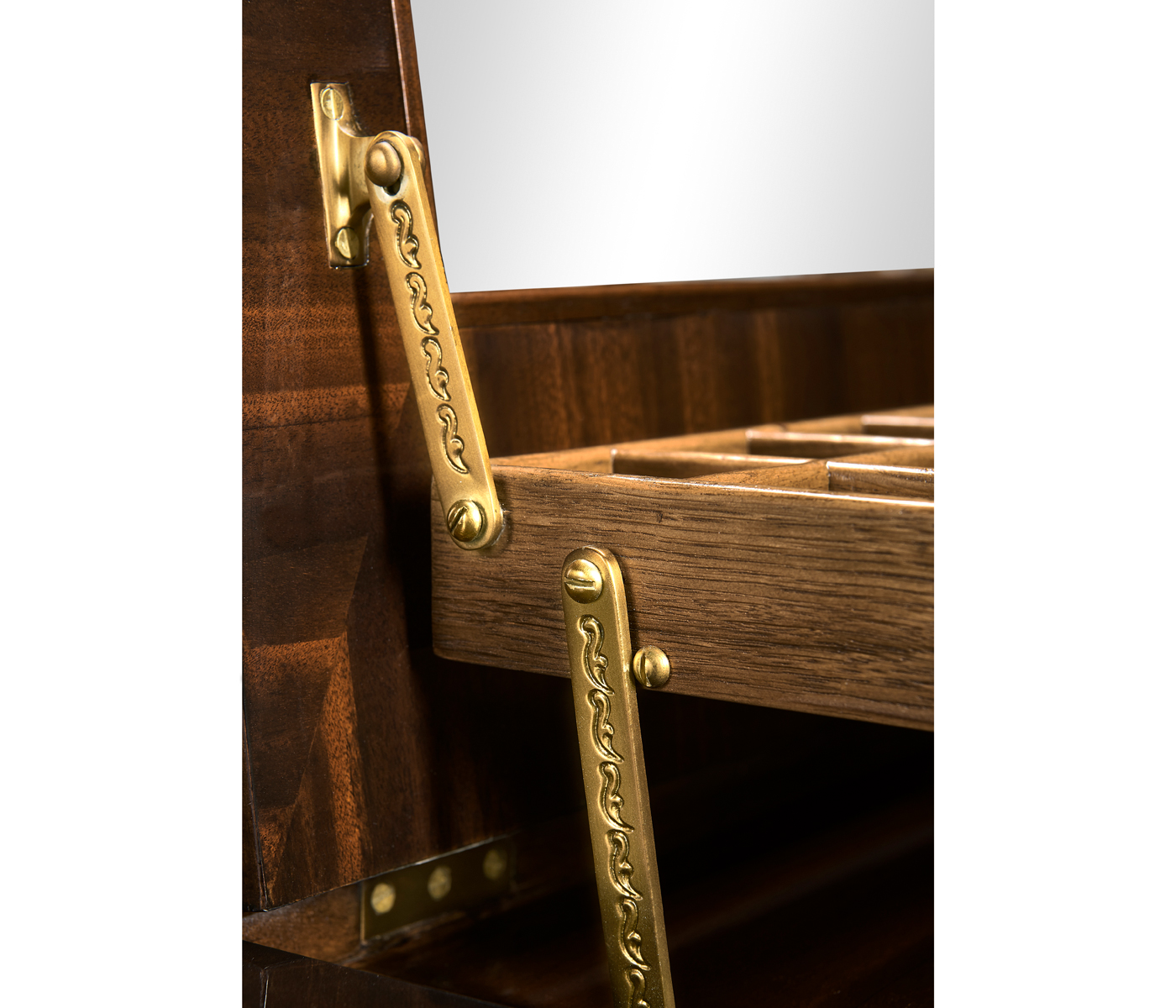 Dressing table with gilt carved detailling