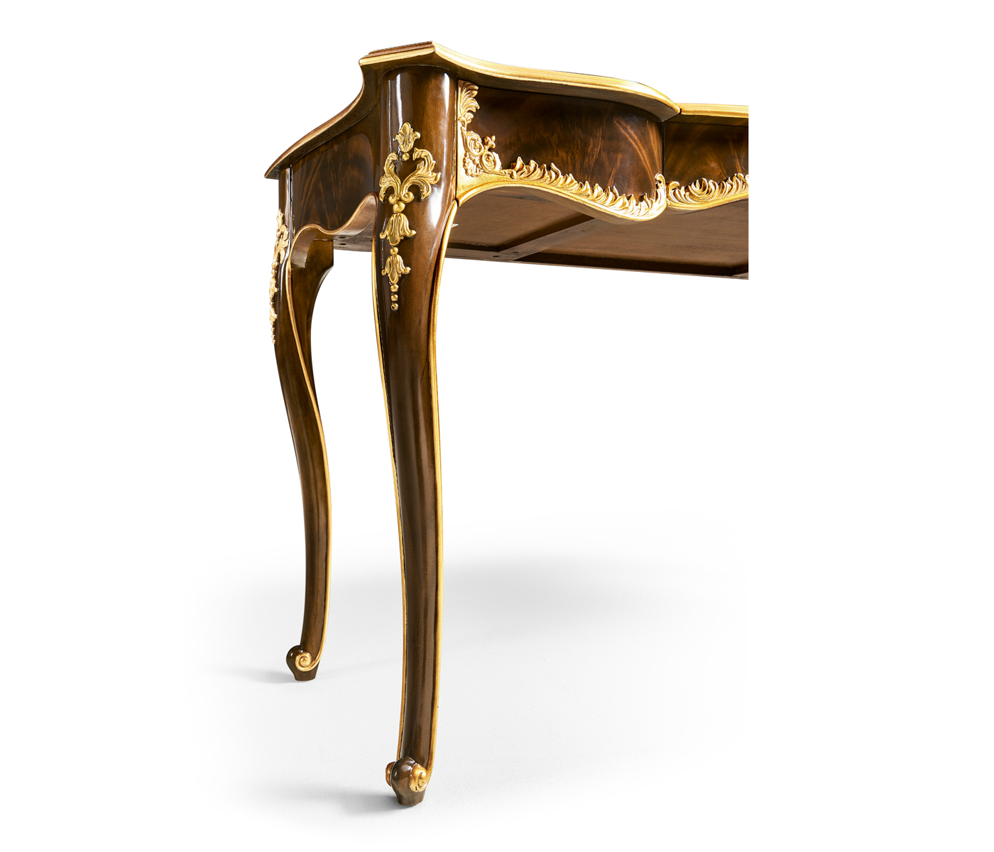 Dressing table with gilt carved detailling