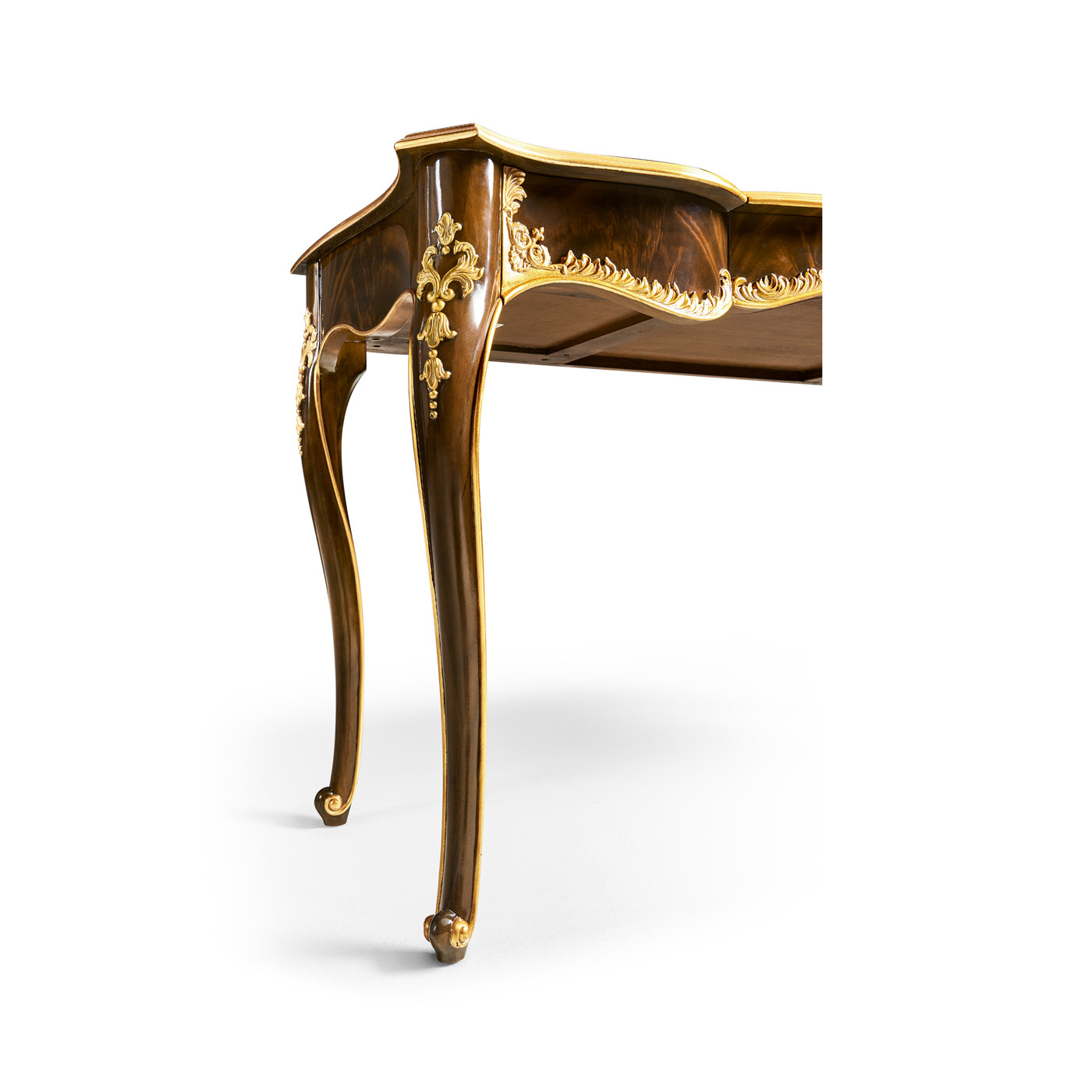 Dressing table with gilt carved detailling