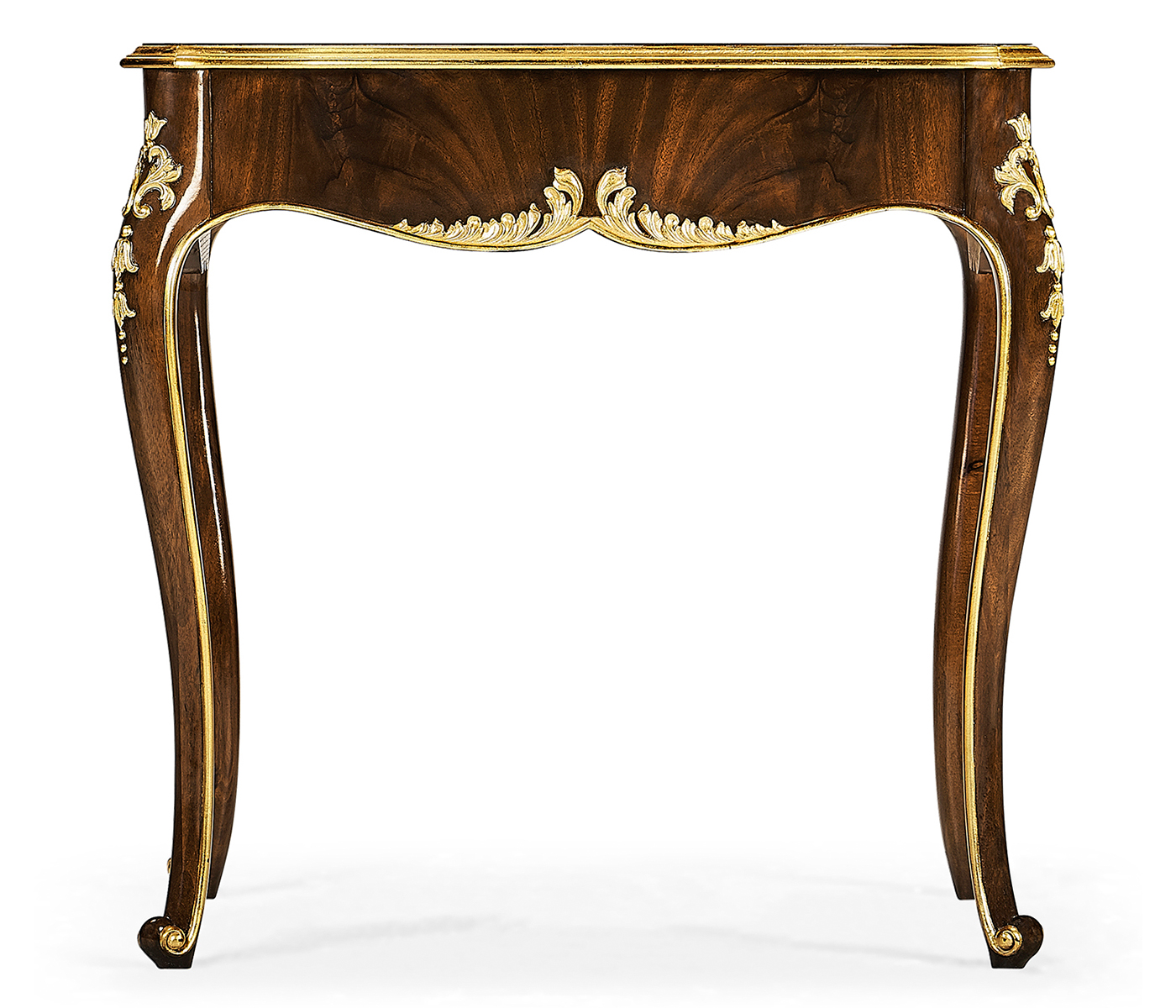End table with gilt carved detailling