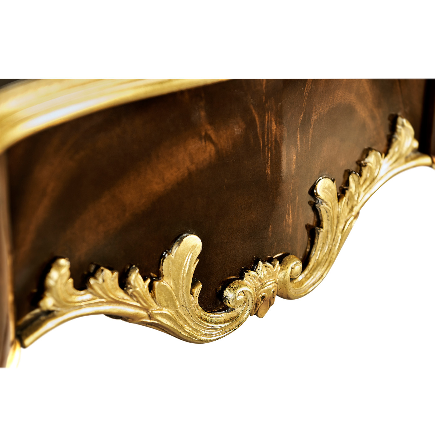 End table with gilt carved detailling