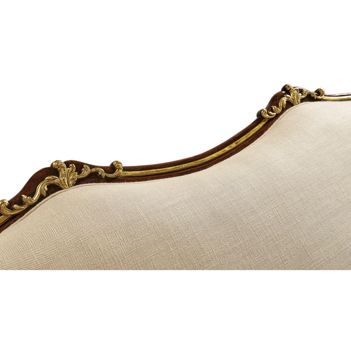 Classical Bench with Gilt Carved Detailing