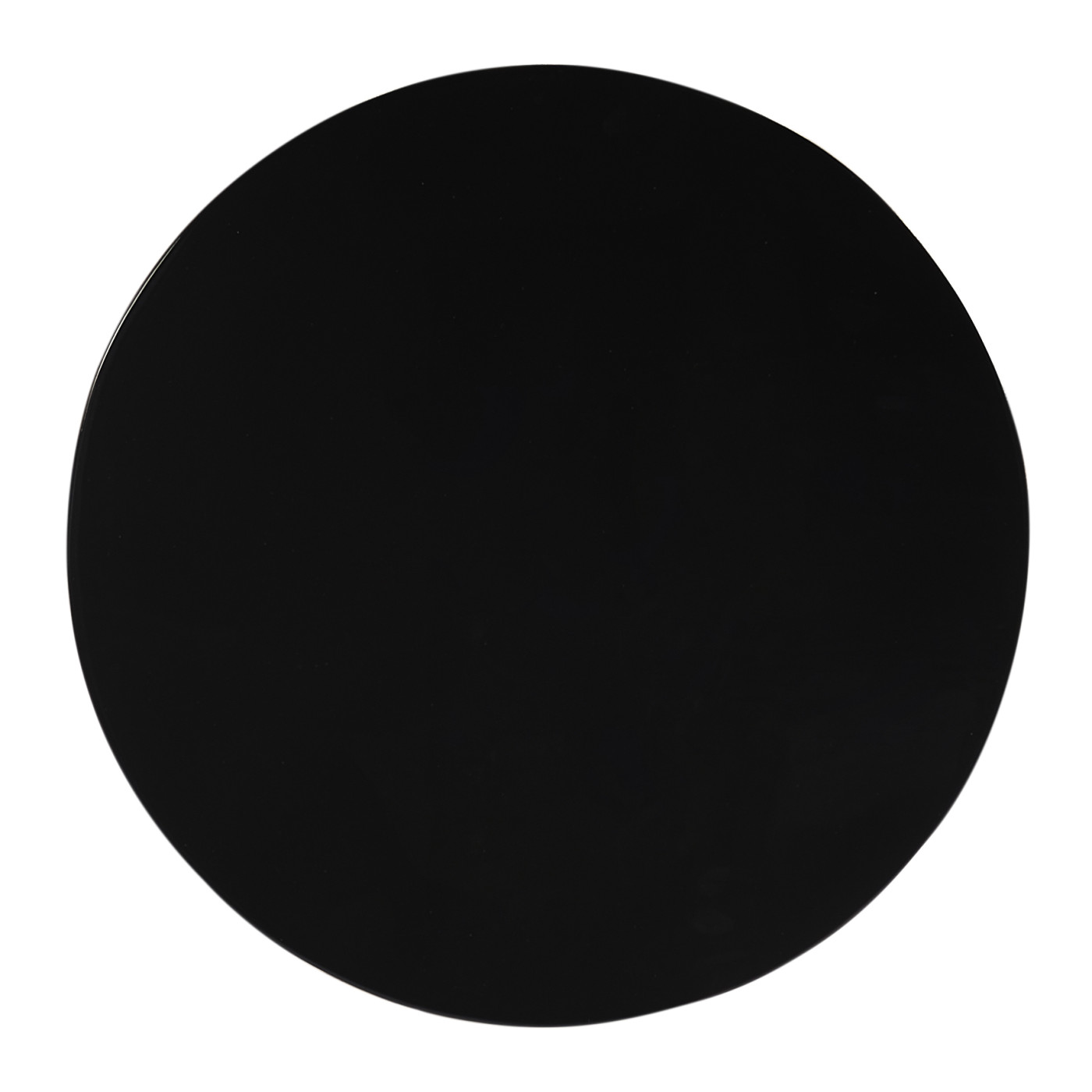 Metallic Bronze Round Cut-Out Lamp Table