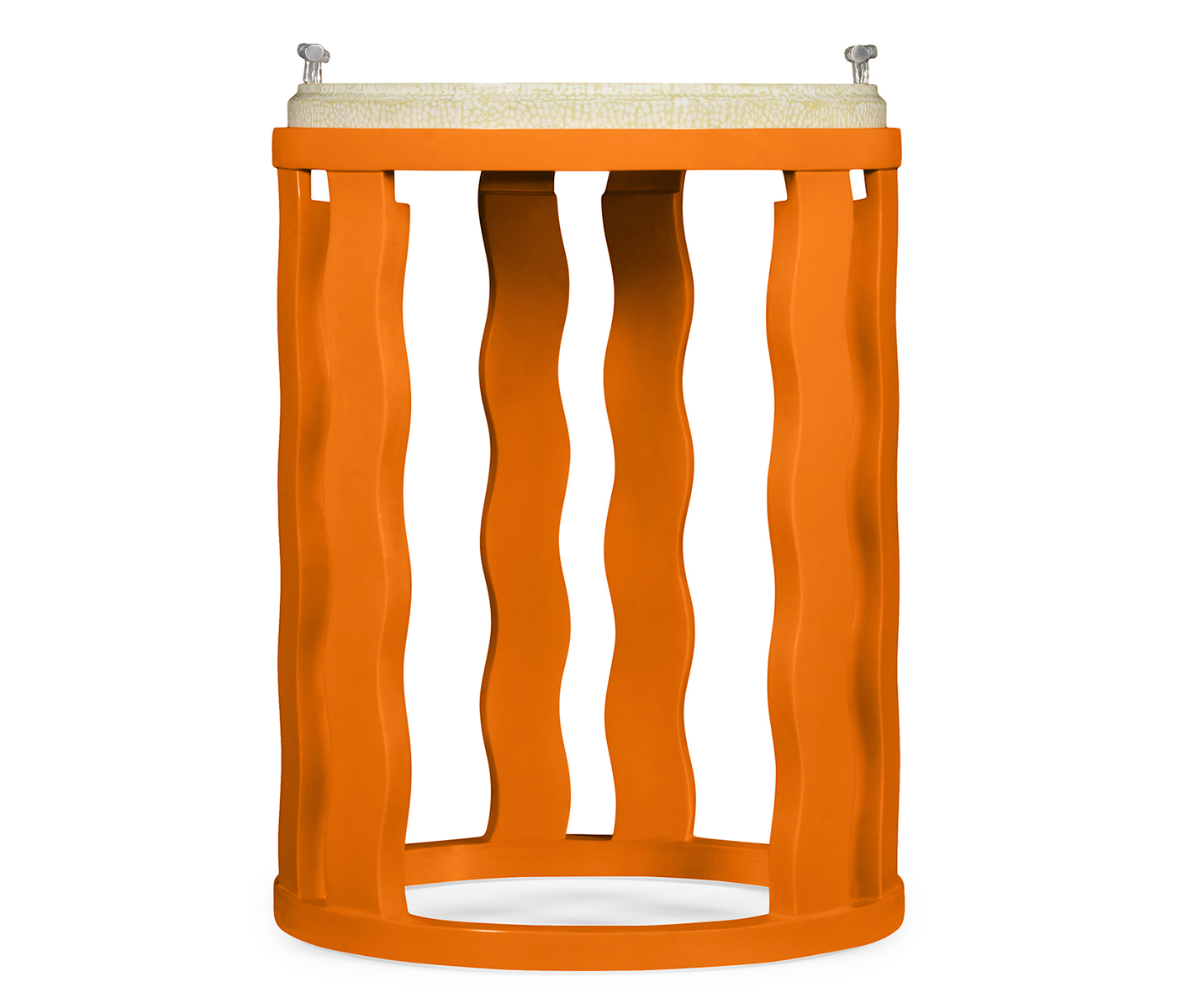 Persimmon Side Table with Reversible Top