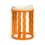 Persimmon Side Table with Reversible Top