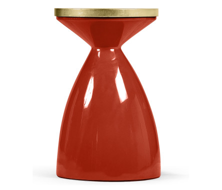 Round Emperor Red & Charcoal Wine Table